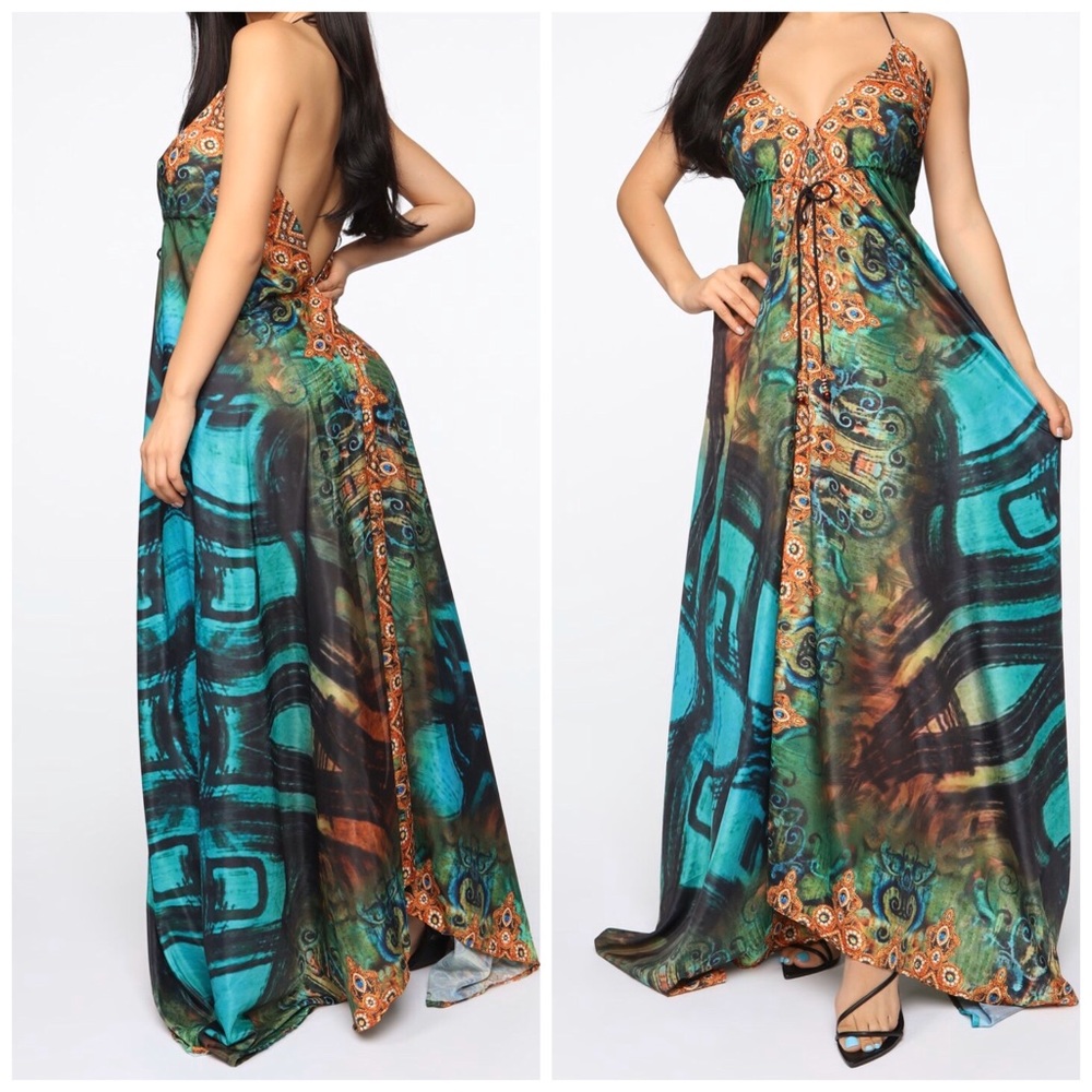 Living life maxi dress
